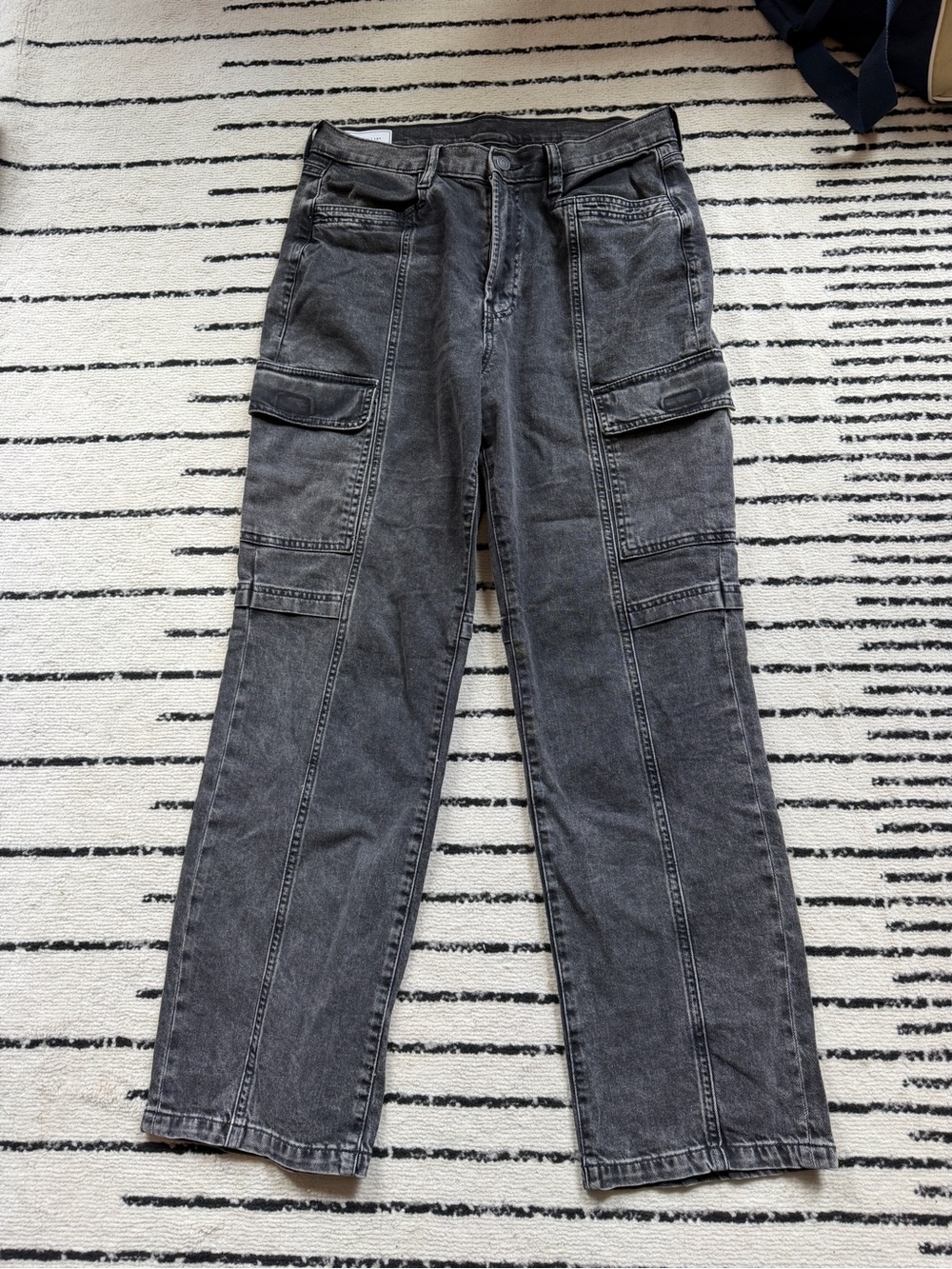 GAP Gray Cargo Utility Pants - Straight Leg